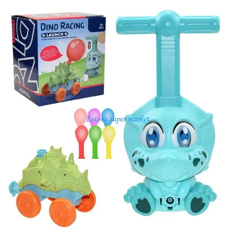 090B Power Balloon Launchers Ballonaangedreven autopomp voor auto's Racer voor creatief voertuig Speelgoedpuzzel Leuk speelgoed