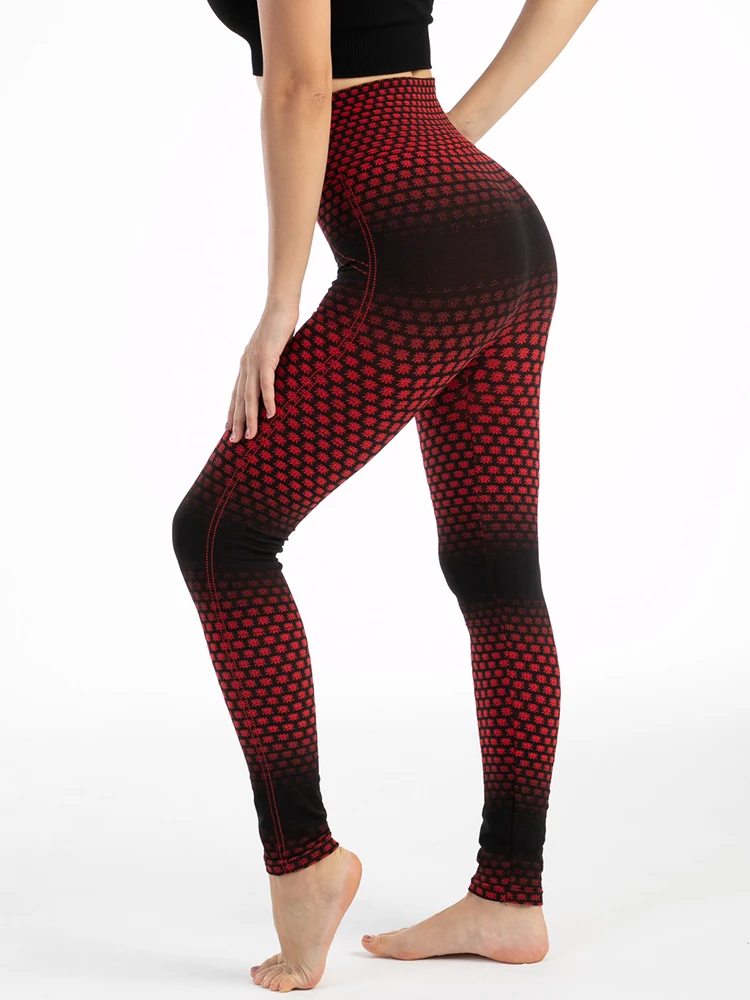 YRRETY Push Up Leggins Mujer pantaloni da palestra donna Fitness Workout Sport Running Pants vita alta stampati vestiti estivi elastici