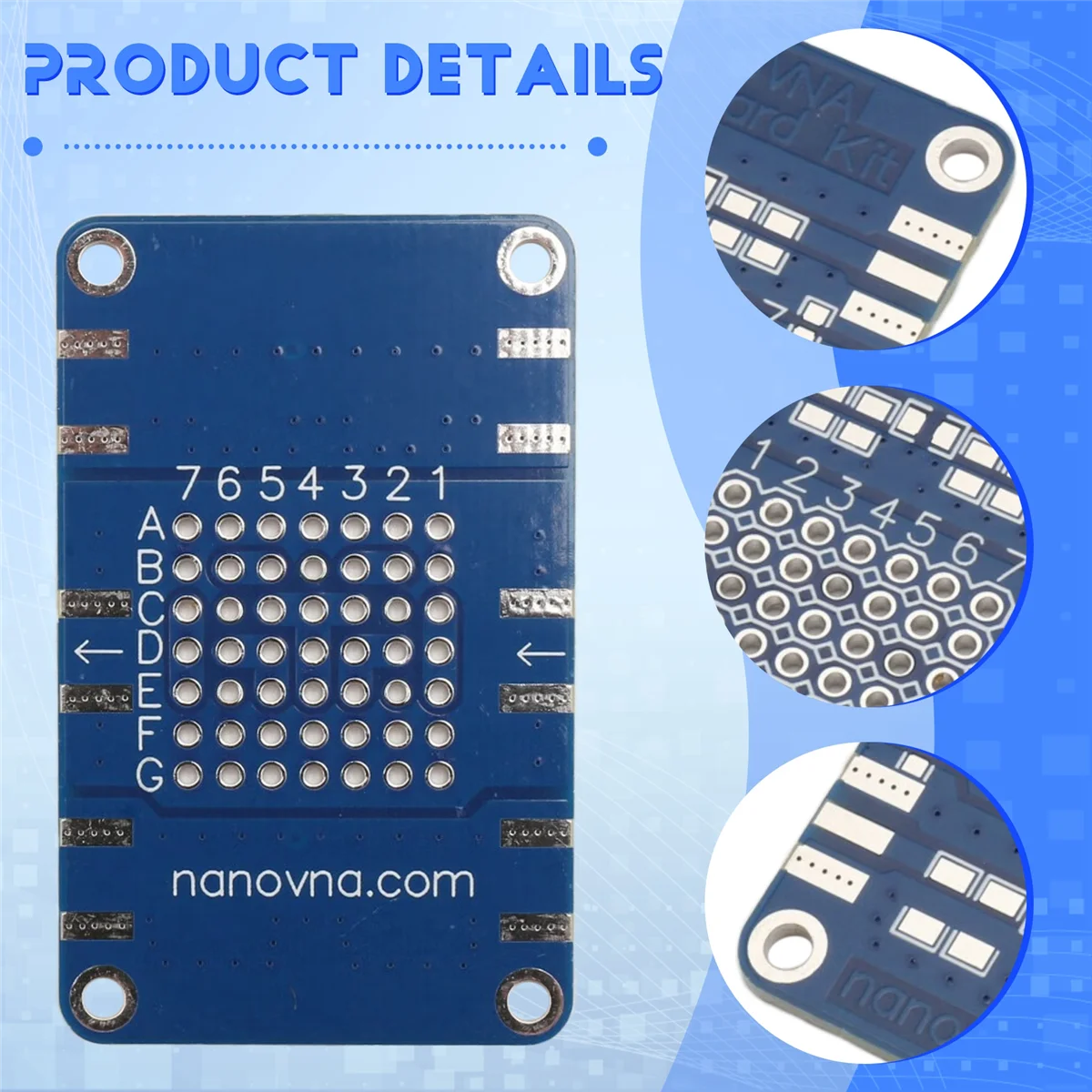 

A12R NanoVNA Testboard Kit VNA Test Demo Board Vector Network Analyzer Testing Board
