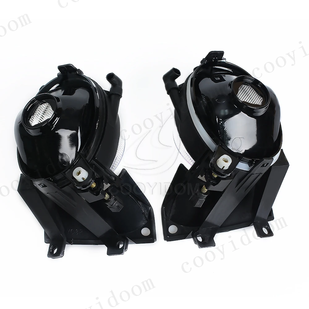 Car Front Fog Light With Bulbs Replacement Kit For BMW E39 1999 2000 2001 2002 2003 2004 Fog Lamp Assembly Headlight
