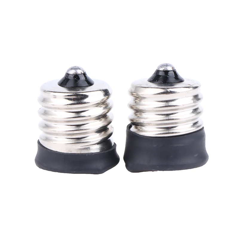 2pcs Household E17 To E12/ E14 Lamp Holder Led Light Base Converter Screw Bulb Socket Adapter LED Saving Light Halogen Lamp Head