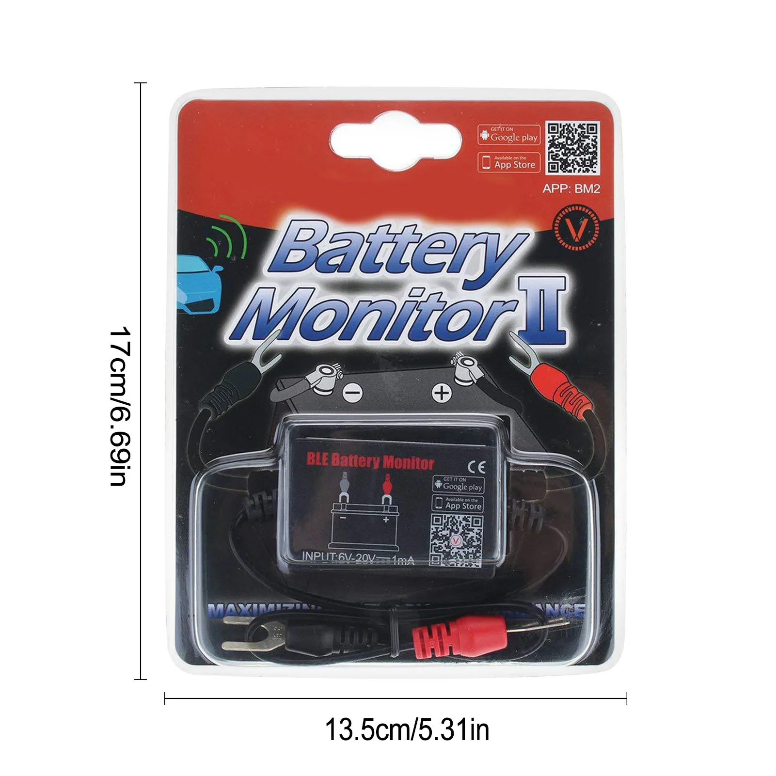 Car Battery Monitor BM2 Blue-tooth 4.0 Voltmeter 12V Automotive Battery Load Tester Digital Battery Analyzer For Android & IOS