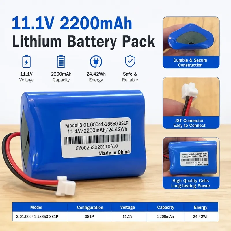 for Hengfeng HF-710C Pet Infusion Pump Battery 11.1V 2200mAh 24.42Wh Rechargeable Battery Pack