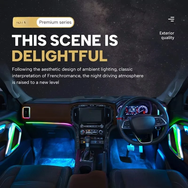 Premium-grade D5 Scorpio N Car Interior Accessories Music-synchronized Lighting Direct From Manufacturer