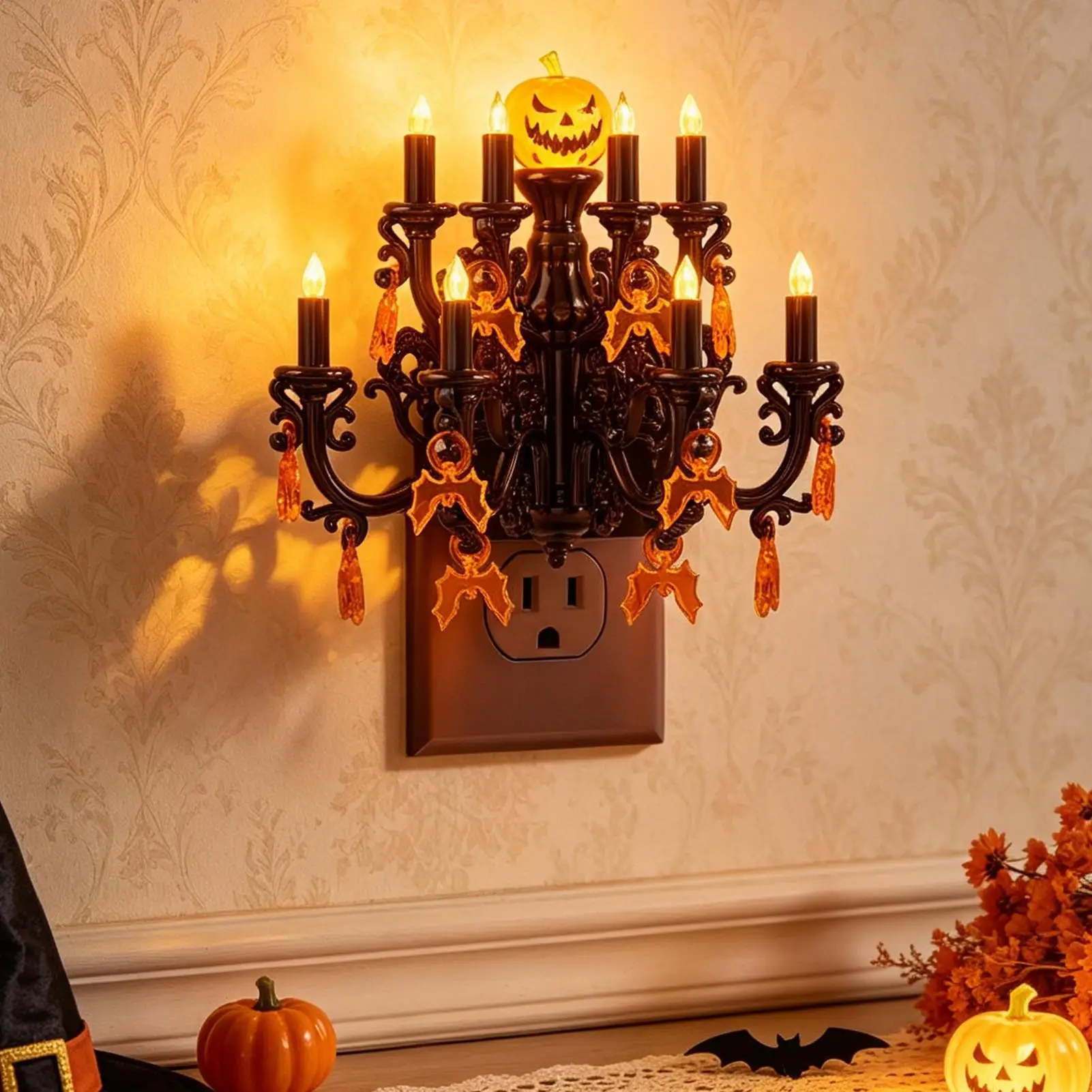 lampara-de-noche-de-halloween-estilo-retro-gotico-con-luz-Ambar-parpadeante-enchufe-de-pared-decorativa-para-hogar-oficina-bano