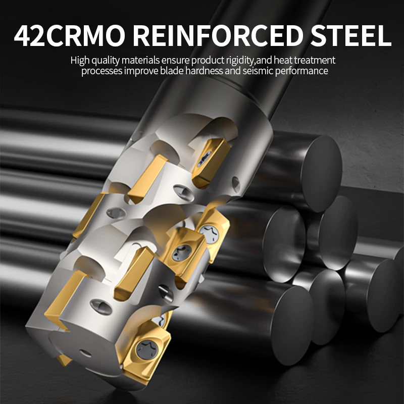 D20/D32/D40/D50-AP11/16 120-175 مللي متر 2T-3T CNC ماكينة طحن الذرة القاطع الآلات مركز الطحن القاطع بار كربيد إدراج APMT1135/1604