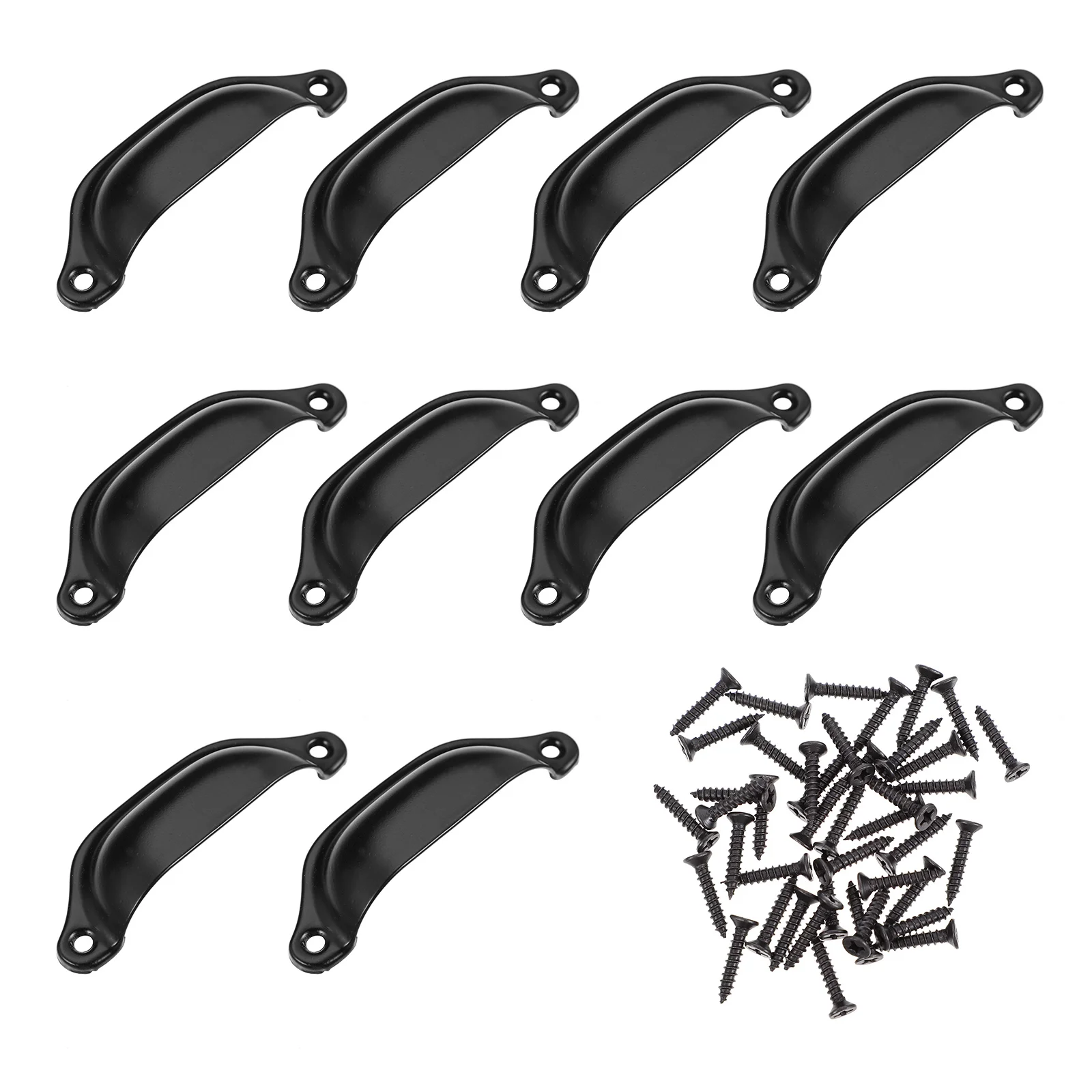 

16Pcs Rustic Shell Drawer Knobs Durable Cabinet Handles Iron Hardware Home Decor Furniture Parts Iron Knobs Cabinet Handle