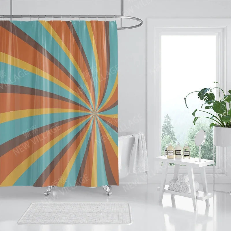 Waterproof fabric shower curtains Bathroom curtain accessories Bath curtain for shower 180x200 240*200 boho decoration abstract