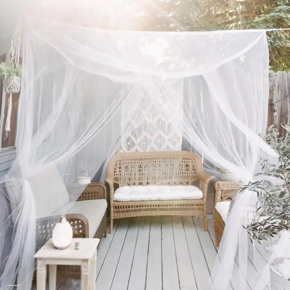 180x200cm Large White Camping Mosquito Net Indoor/Outdoor