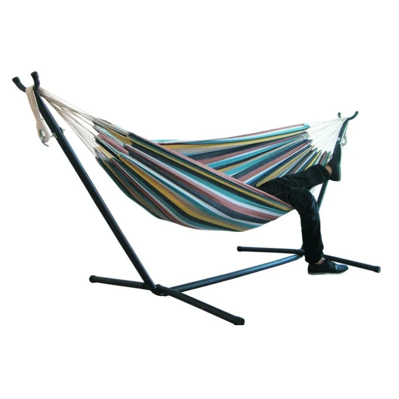 Canvas Hammock Swing Chair Hammock Anti Roll Canvas Hammock Outdoor Swing Supplies Camping Hammock