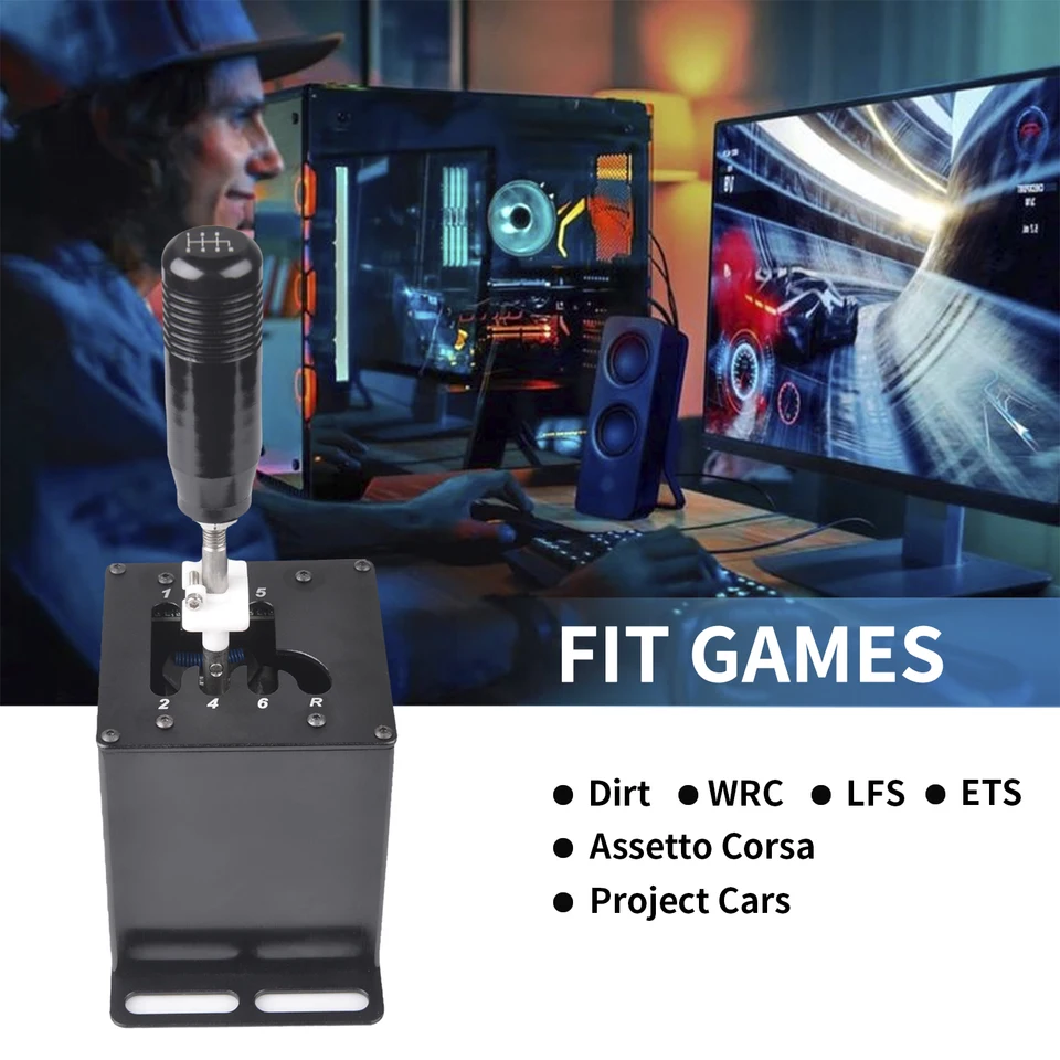 Pommeau De Levier De Vitesse USB De Man Truck ATS ETS Pour Logitech G29 G27 G25 Thrustmaster Th8a Pour Jeux Ats Ets2 Pc