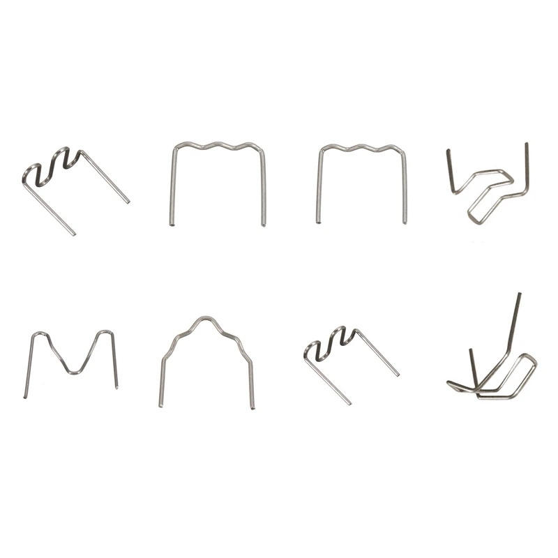 A98E-800PCS Automotive Plastic Repair Standard Pre Cut Wave Staples Bumper Bodywork Repairs Machine Welding Hot Stapler