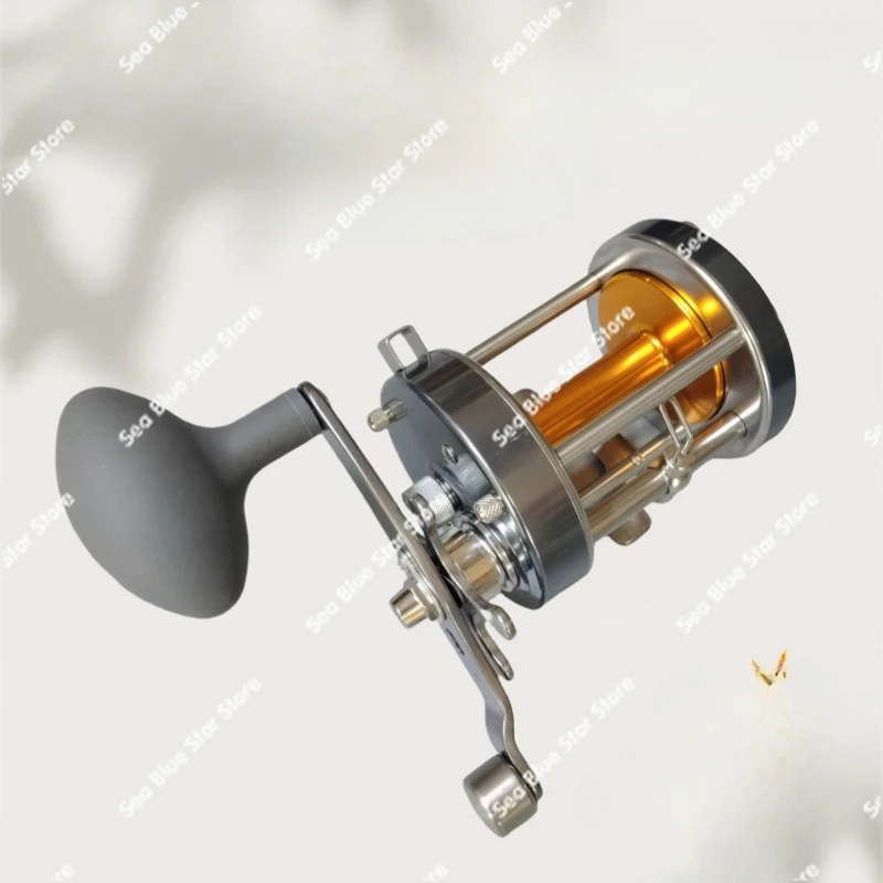 Visual anchor fish wheel special all-metal drum enlarged line cup anti-fried line fishing wheel lightweight 7000 +