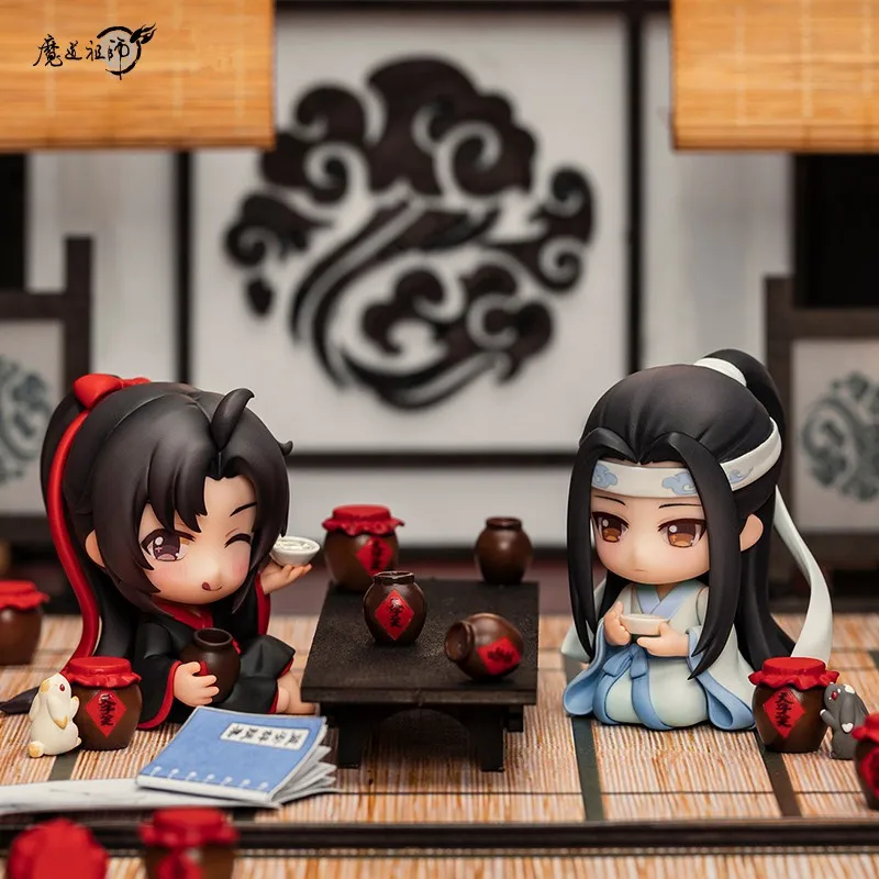 

New Anime Figures The Untamed Grandmaster Of Demonic Cultivation Wei Wuxian Lan Wangji Mo Dao Zu Shi Action Model Toy Doll Gift