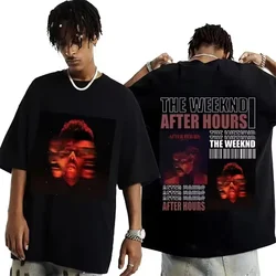 the Weeknd Top Tees Cotton High Quality teen Comfortable 2000s Grunge Psychedelic Digital tshirt Retro Comfortable Pop Culture