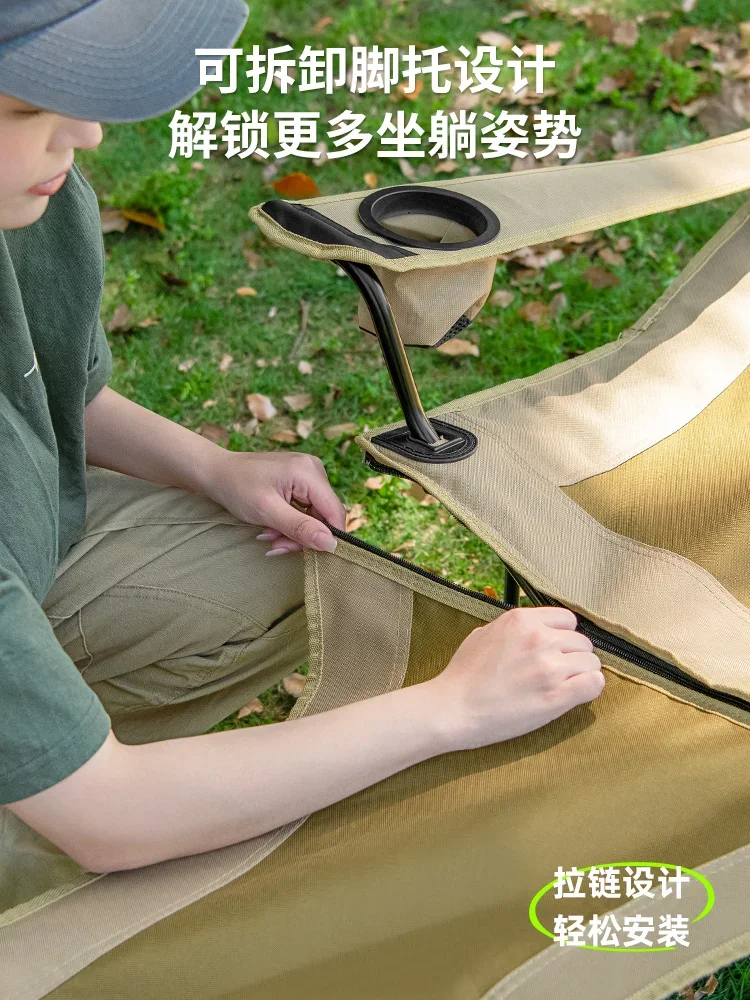 Outdoor Comfortable Folding Lounge Chairs Camping Chair Portable Ultra Light Foldable Fishing Chair Lunch Break Beach Chairs