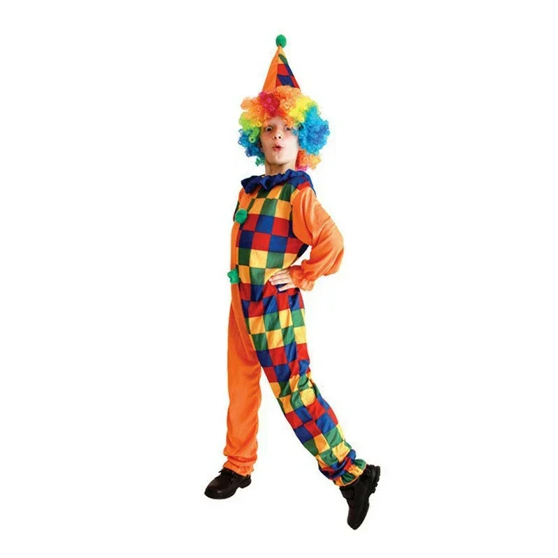 بدلة مهرج السيرك التنكرية للأطفال ، بدلة هالوين ، أداء الطفل ، Kleding ، الأداء