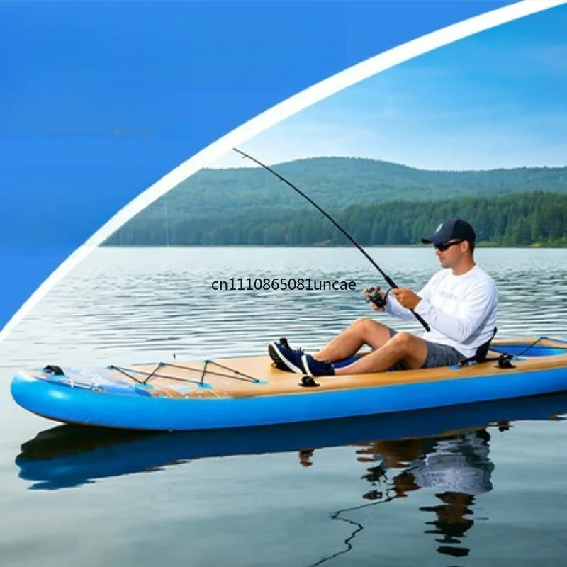 Wholesale Brushed Material Inflatable Boat Wear Resistant Kayak For Outdoor Fishing Drifting Water Sports Factory Direct Supply