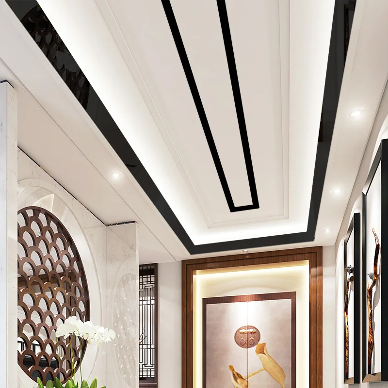 10pcs3D Mirror Strips Wall Sticker Acrylic Decorative Line for for Wall Frames/Wallpaper Border/Waist Lines