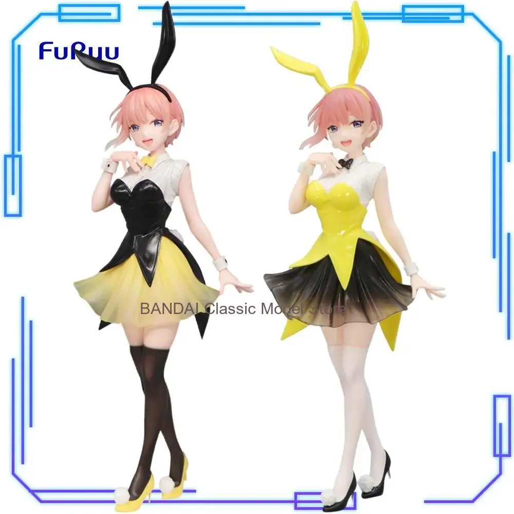 

In Stock FuRyu Original Genuine Trio-Try-iT Figure Anime The Quintessential Quintuplets Nakano Ichika Bunny 24cm Model Toys Gift