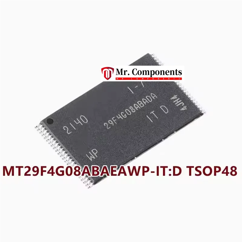 1 قطعة MT29F4G08ABAEAWP:E MT29F4G08ABADAWP:D MT29F4G08ABADAWP-IT:D TSOP-48 ذاكرة فلاش، 4 جيجابايت، -40 إلى 85DEG C جديد في المخزون