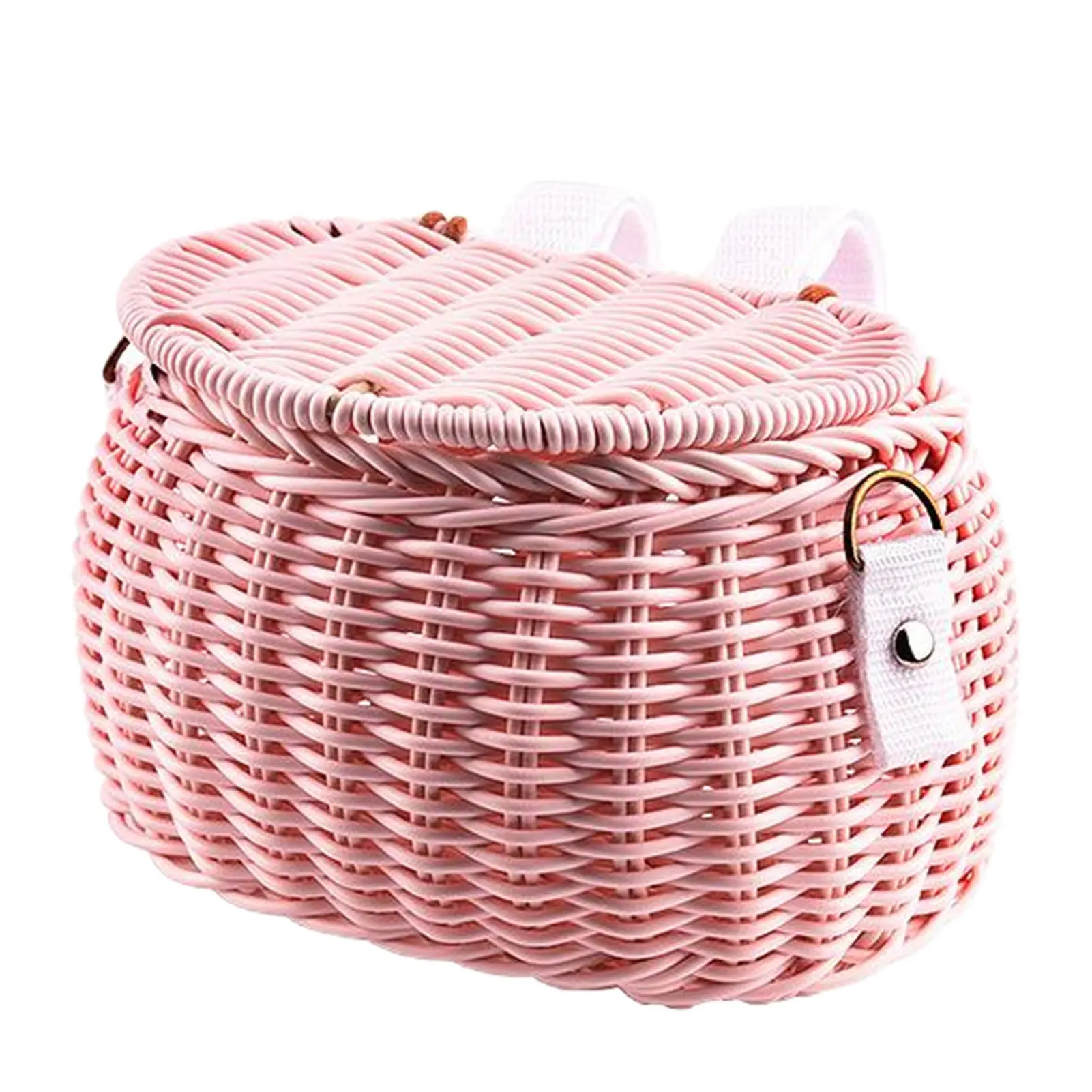 

Children Bicycle Basket PP Wicker Baskets Basket Basket Front Bicycle Storage Basket Wicker Straw Basket For Bicycle Accessories
