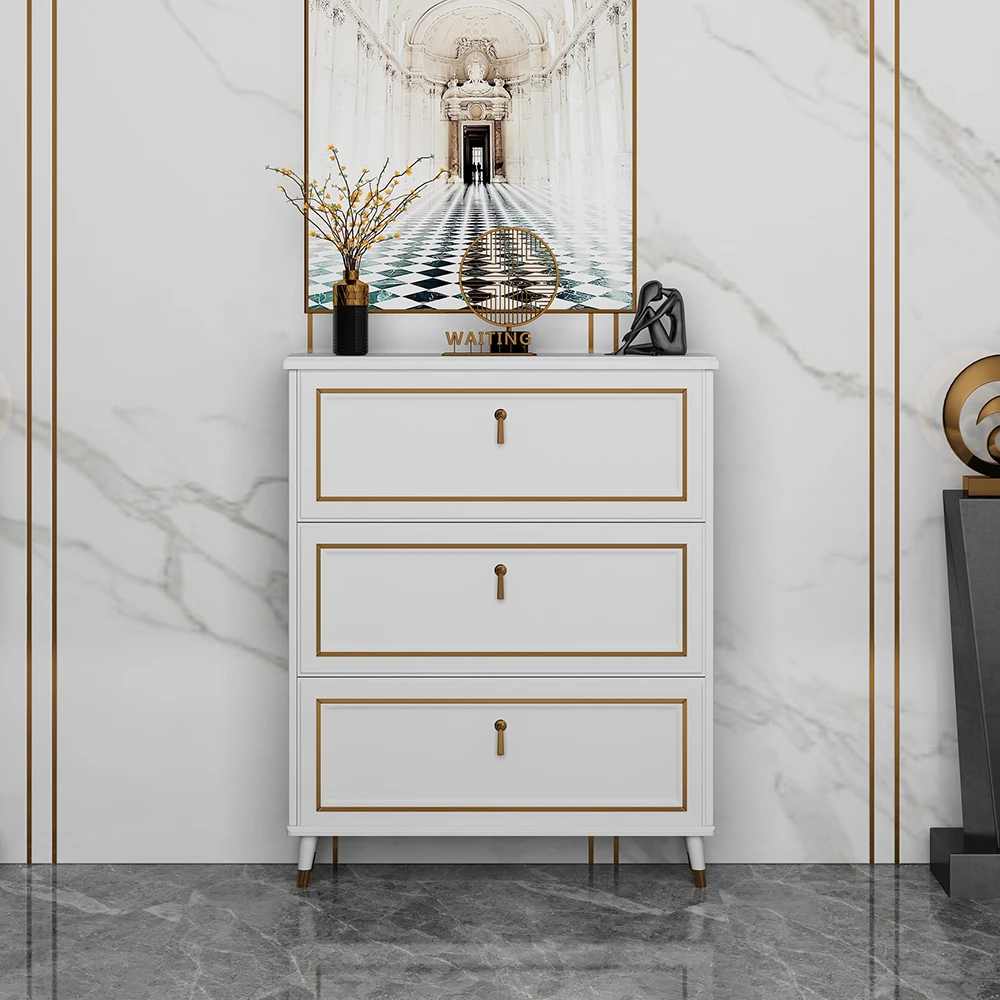 

Light luxury shoe cabinet Home door Simple modern foyer cabinet Ultra-thin tipping bucket Large capacity Multifunctional