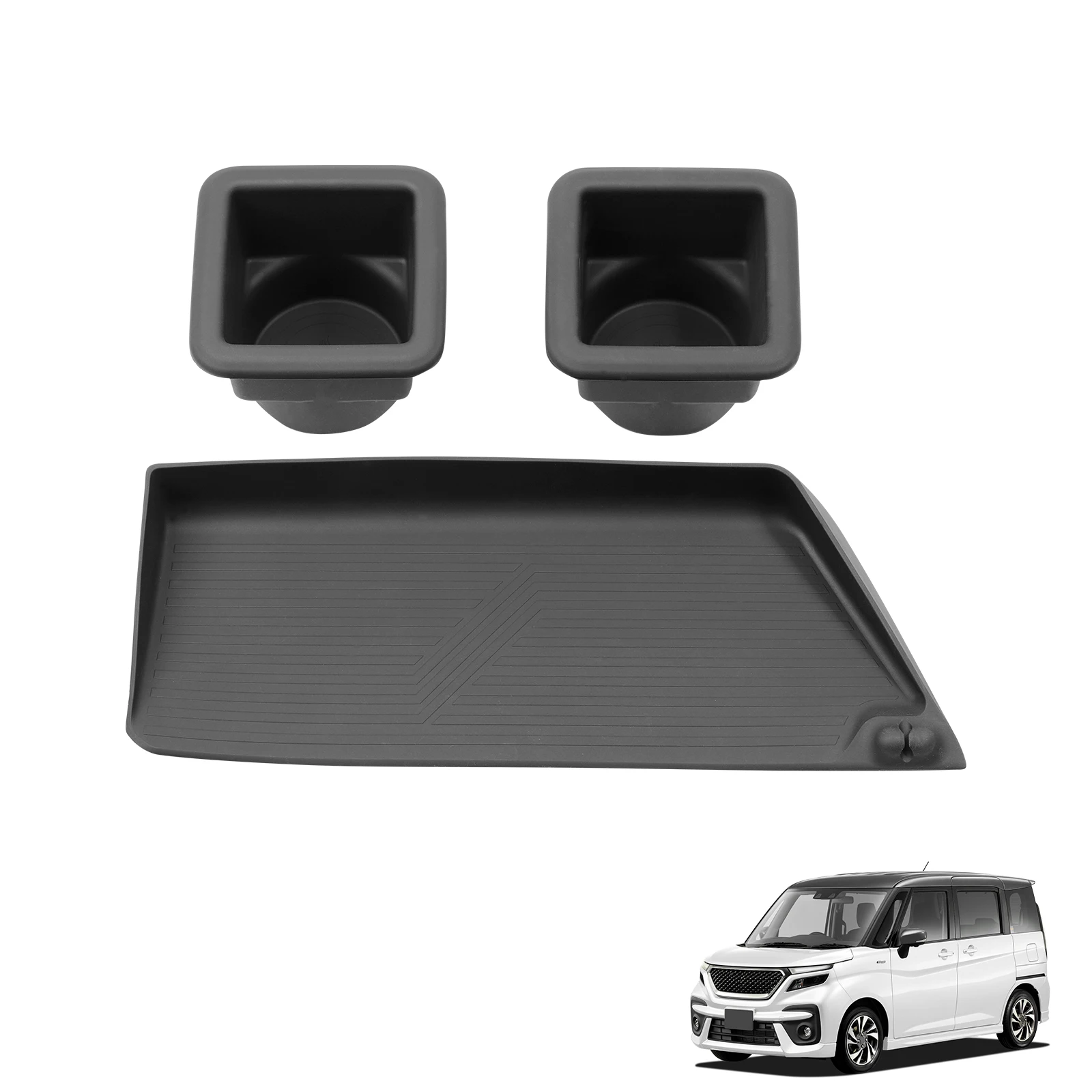

for Suzuki SOLIO/SOLIO BANDIT 2021-2025 Water Cup Holder Anti-Slip Pad Instrument Panel Storage Tray Car Interior Accessories