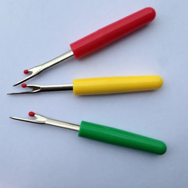 

24Pcs Small Version Seam Ripper Plastic Handle Handy Sewing Thread Unpicker Sharp Durable Safety Ball Protects Fabric