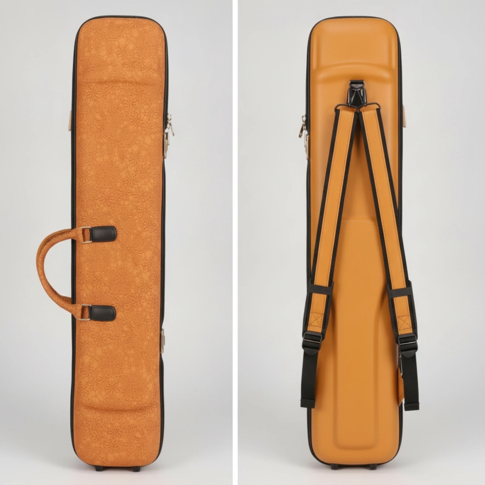 Urheen Carrying Bag Portable Erhu Case with Backpack Straps for Music Students, Travel, Rehearsals