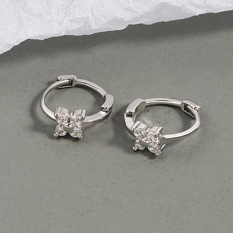 2pc Edelstahl kleine huggies Reifen Ohrringe für Frauen winzige Kristall Zirkonia Anhänger Knorpel Ohrringe Piercing Schmuck – Detail 17