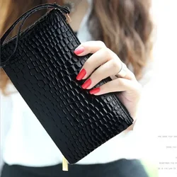 Fashion Women Coin Wallet Pu Leather Wristlet Coin Holder Bag Purse  Money Card Coin Purse Small Clutch Handbag