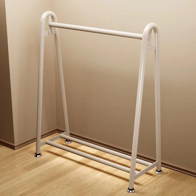 

Hanger floor-to-ceiling vertical household hanging clothes rack in bedroom dormitory extra thick heightened coat rack balcony