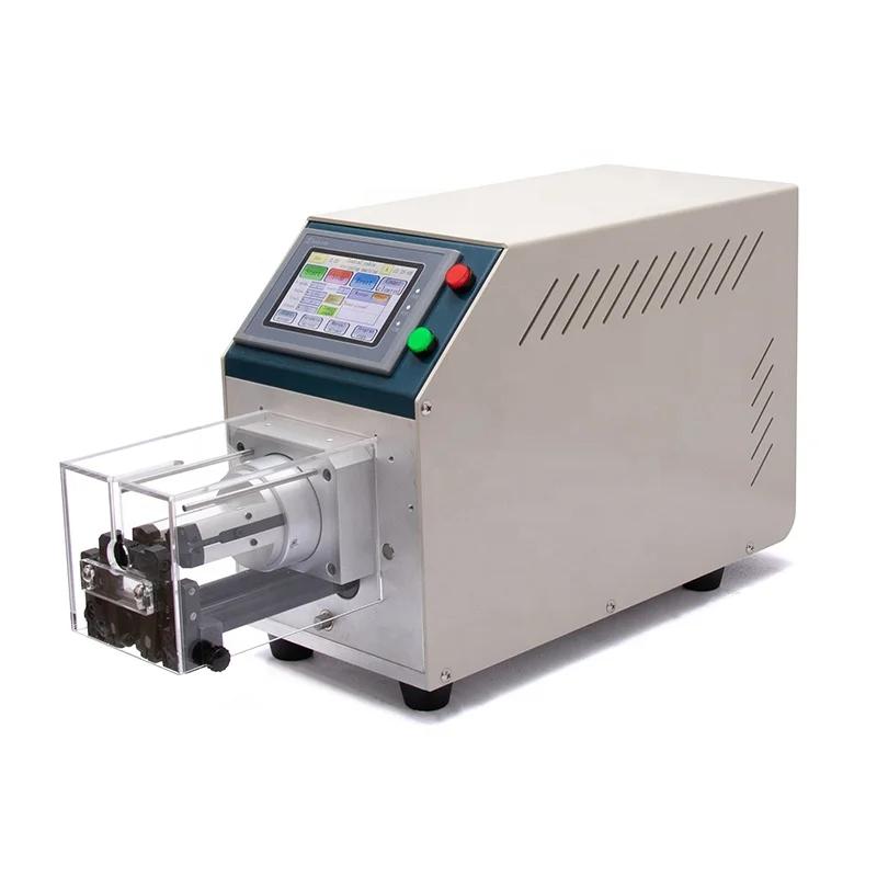 

High Accuracy Rotary Blade Coaxial Cable Stripping Machine 9-Layer Stripping Touch Screen Display For Wire Cable Manufacturing