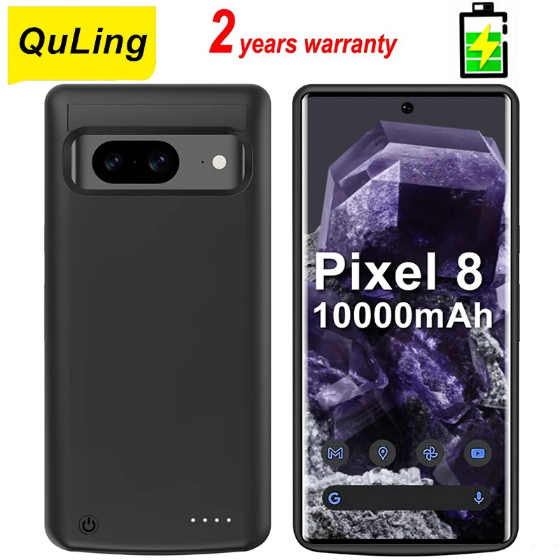 

10000mAh New Powerbank Phone Cover for Google Pixel 8 Battery Cases Pixel 6 7 Pro Battery Power Bank For Google Pixel 8 Pro Case