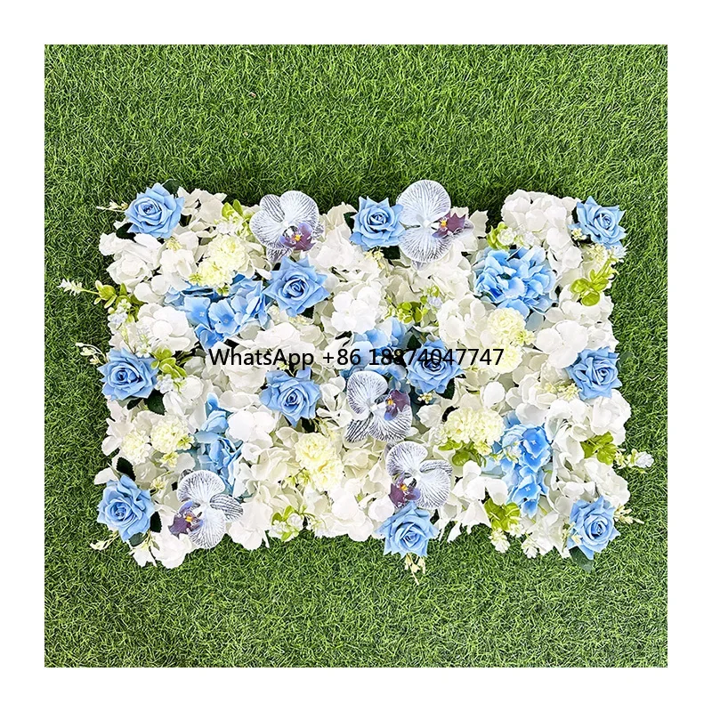 With high quality wholesale MYQ144 Small Flower Row D104  cheep artificial flower row  for wedding