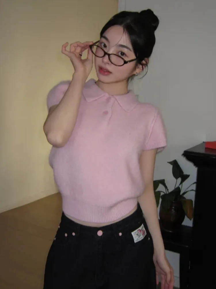 

Sweet Ele Soft Cozy ort Sve трикотаж женский Sle осенний новый модный топ с воротником из качественного материала