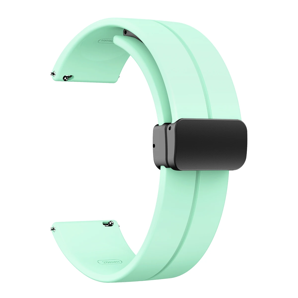 18mm 20mm 22mm Silikonband für Samsung Galaxy Watch 7 6 5 4 Serie Magnetarmband für Huawei Watch GT5 5Pro GT4 3Pro 46mm