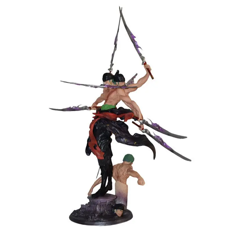 52cm ONE PIECE Santōryū Action Figure Animation Peripherals The Body Is Interchangeable Model Ornaments Desktop Display Gift Toy