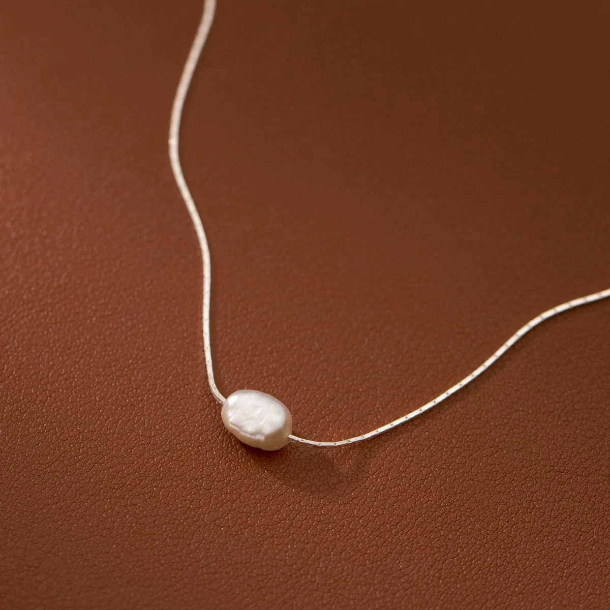 

Женское ожерелье из серебра 925 пробы, с жемчугом