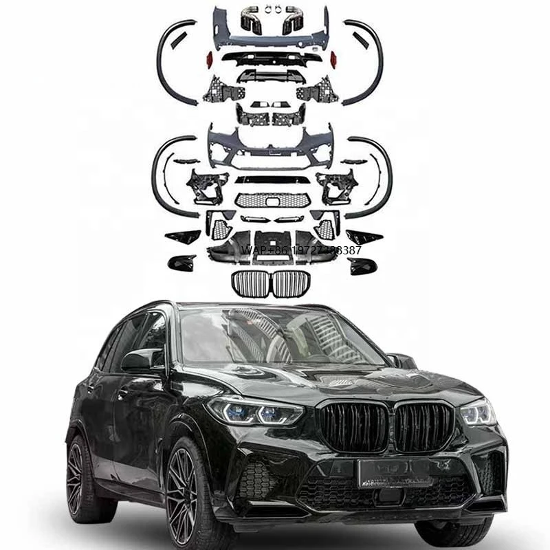 

Automotive Parts Body Kits for X5 G05 Facelift X5M Car Bumpers Grill Wheel Hub Rear View Mirror Shells Diffuser Exhaust Pipe