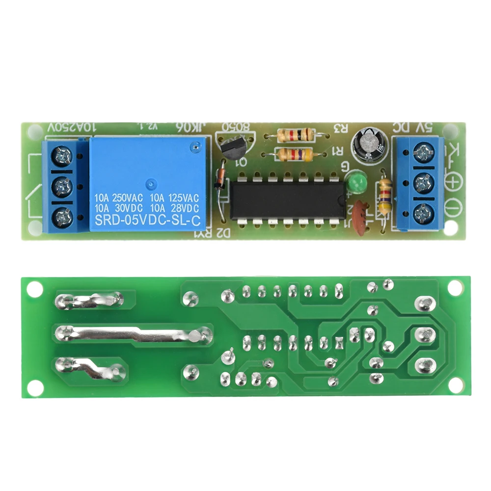 DC 5V Flip-Flop Latch Relay Module 1 Channel Bistable Self-locking Switch High Level Trigger Board