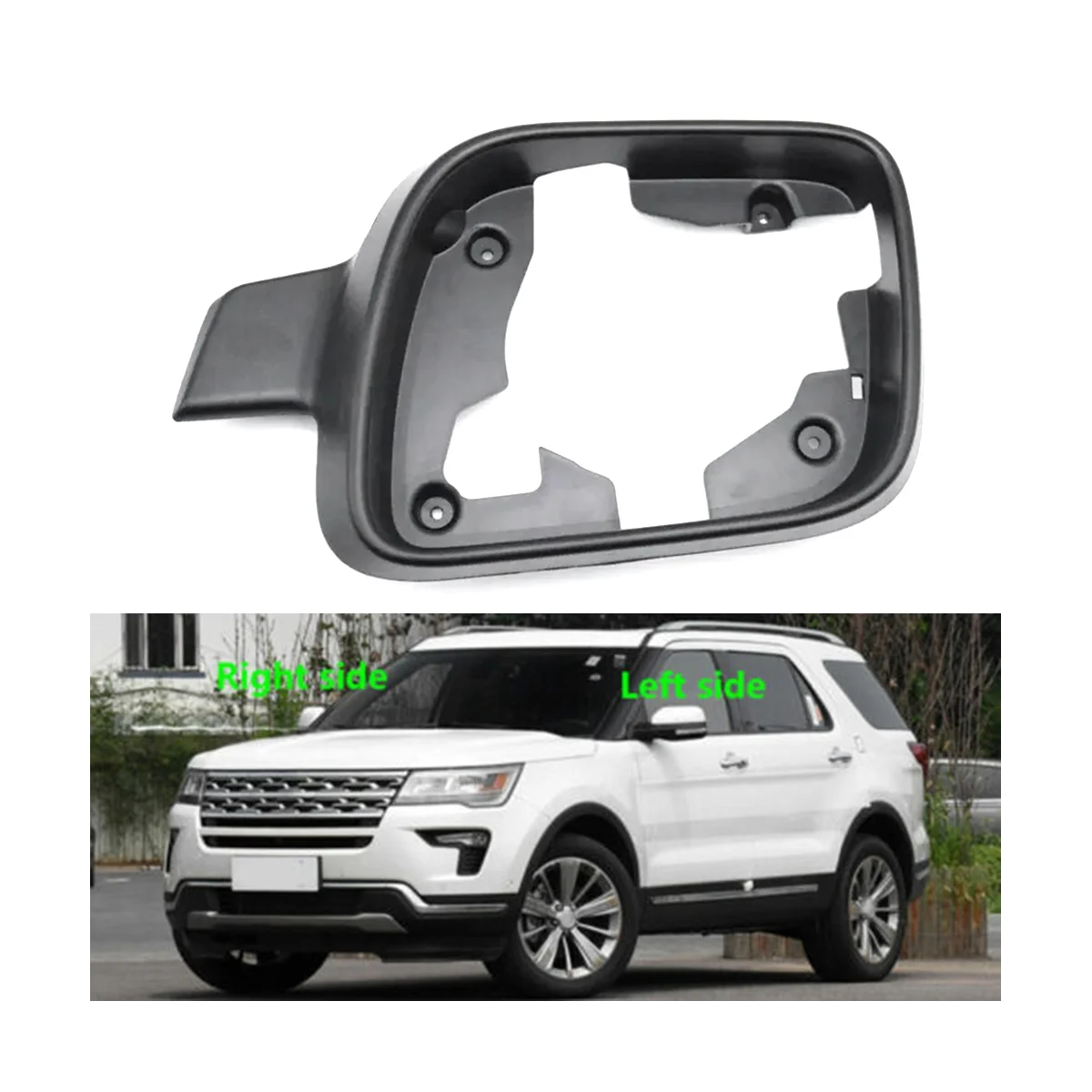 

Left Side Mirror Frame Housing Trim for Ford Explorer 2011-2019 US Version