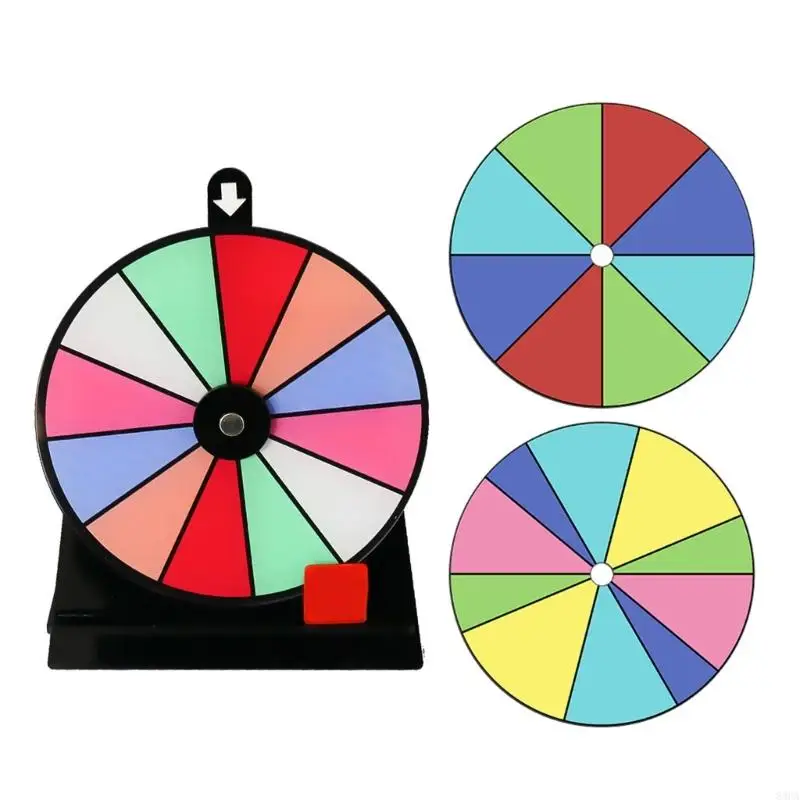 

83CA Tabletop Prize Turntable Worrasable Fortune Wheel Wheel Wheel Prize Game Spinnings