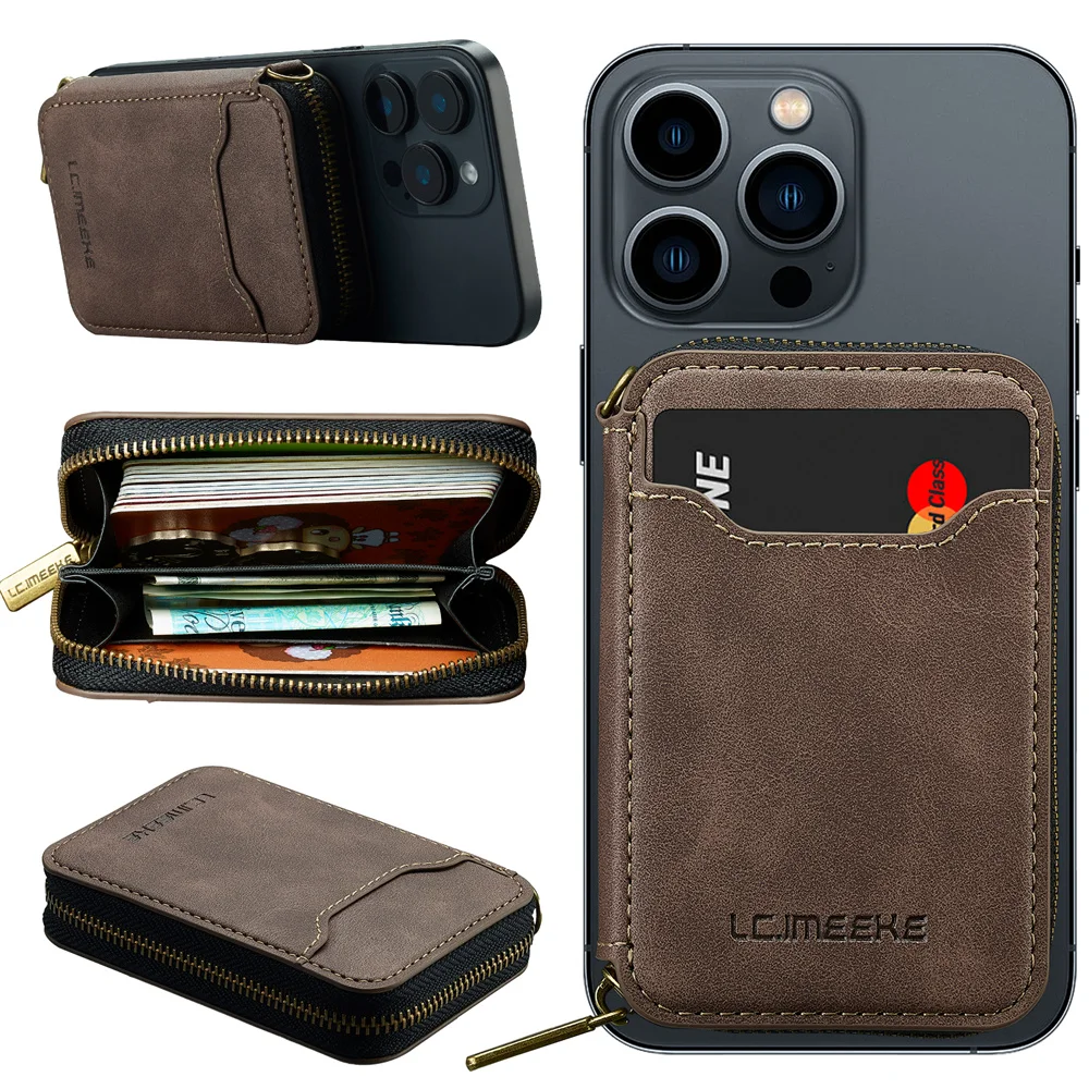 carteira-com-ziper-para-cartoes-de-credito-com-funcao-de-bloqueio-rfid-magnetico-magsafe-para-iphone-18-17-e-samsung-s26-ultra