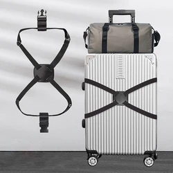 1PC Elastic Telescopic Luggage Binding Belt Adjustable Travel Bag Fixed Belts Cord Cross Packing Belt Suitcase Binding Belts