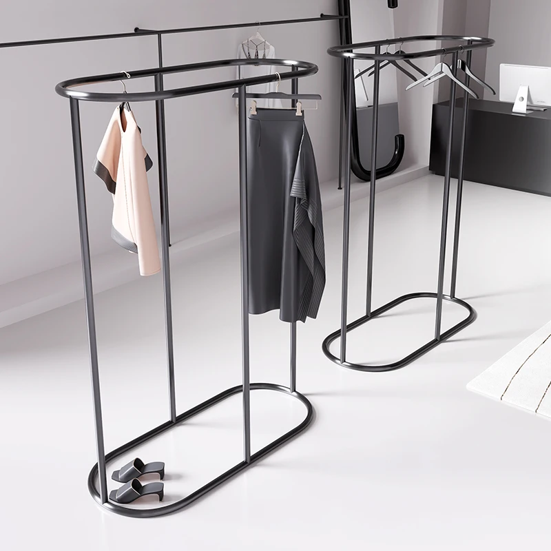 

Clothing store special display rack Floor-to-ceiling round hanging clothes rack Men's clothing Women's clothing pants Nakajima d