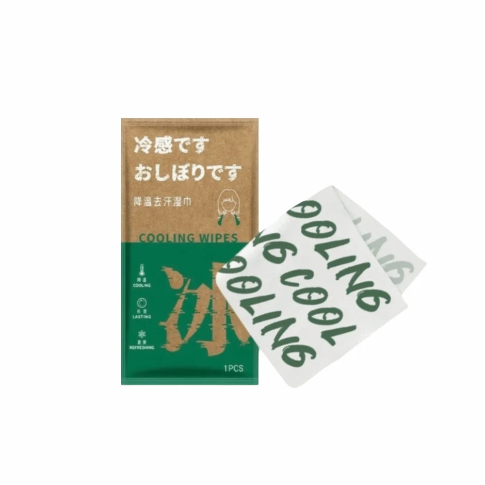 1/2/5pcs Portable Reusable Cooling Ice Wipes Absorb Sweat Lasting Refreshing Towel Cleaning Wipes Outdoor Sports