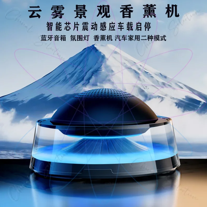 2024 Cloud Viewing, Car Aromatherapy Machine, Essential Oil Aromatherapy Machine, Ambient Light, Speaker Aromatherapy Machine