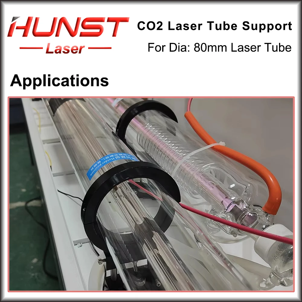 Hunst Co2 Metal Laser Tube Bracket Fixed Support Frame Diameter 80mm For Laser Engraving And Cutting Machine